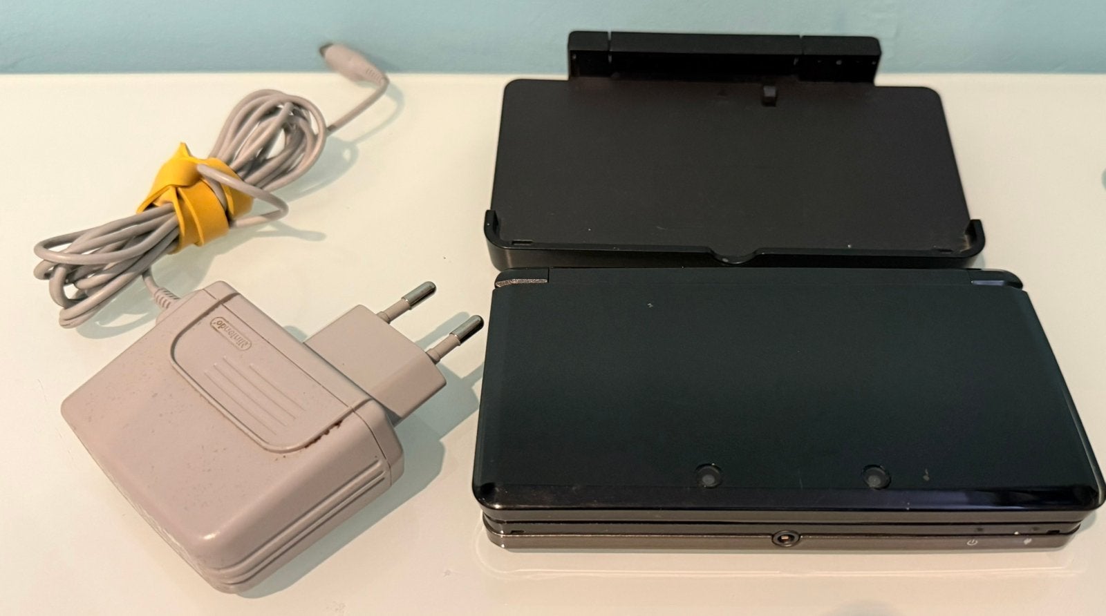 Nintendo 3DS Zwart met oplader en oplaadstation !!, Nintendo, Nintendo, Nintendo, Zwart
