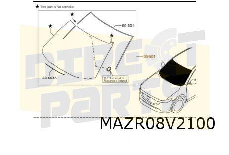 Mazda CX-5 (5/17-) voorruit (bij HUD/AEB/De-Icer) Origineel!