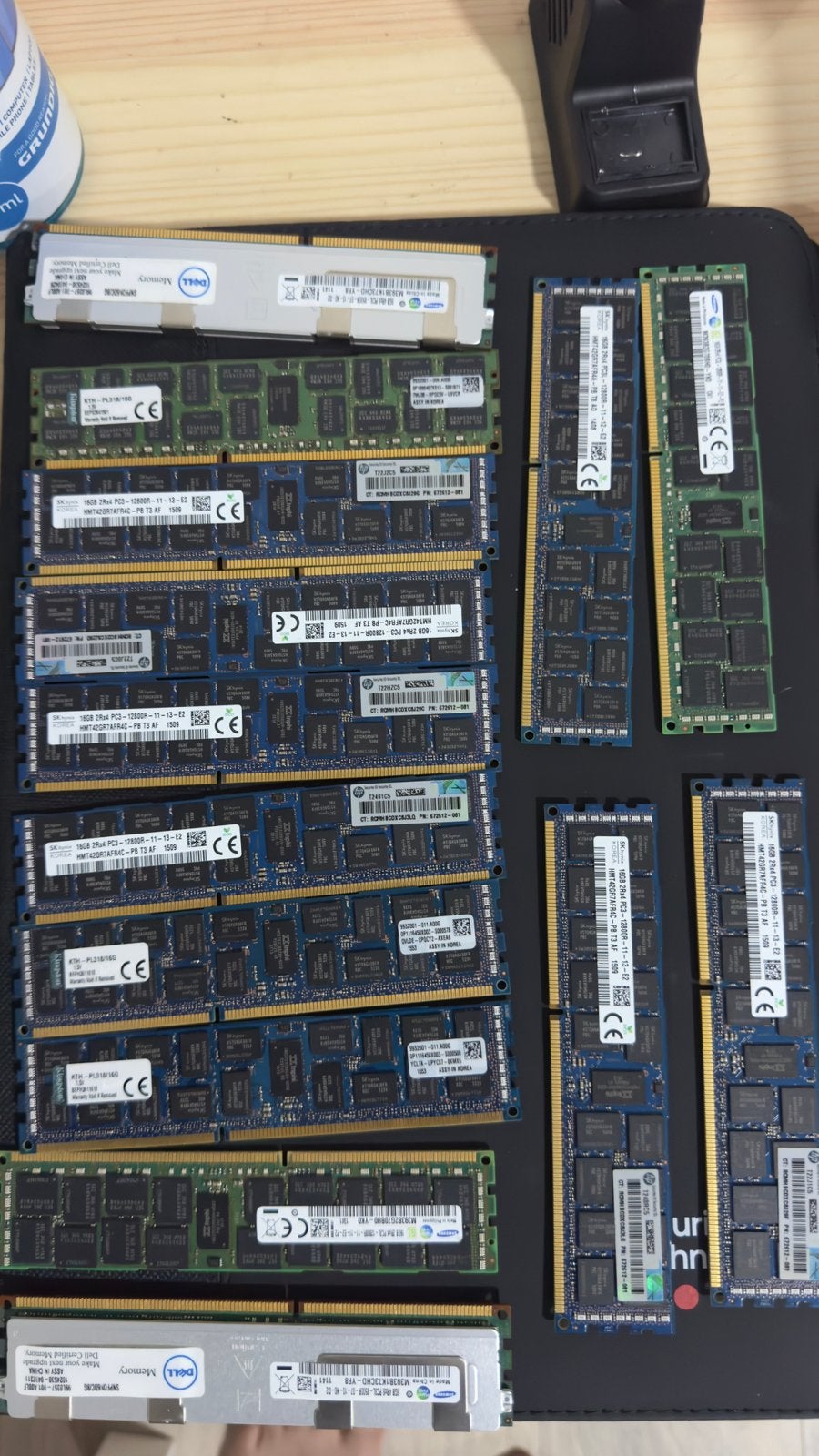 208GB DDR3 ECC Registered RAM |12x 16GB |2x8, Server, DDR3, Ophalen of Verzenden, Zo goed als nieuw