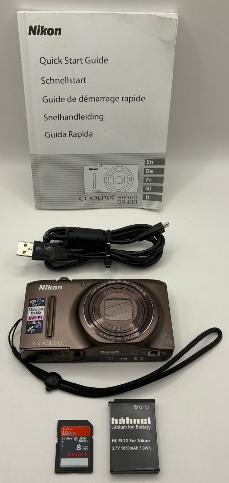 Nikon coolpix S9500 - compact camera, Ophalen of Verzenden, Zo goed als nieuw, Nikon, 8 keer of meer