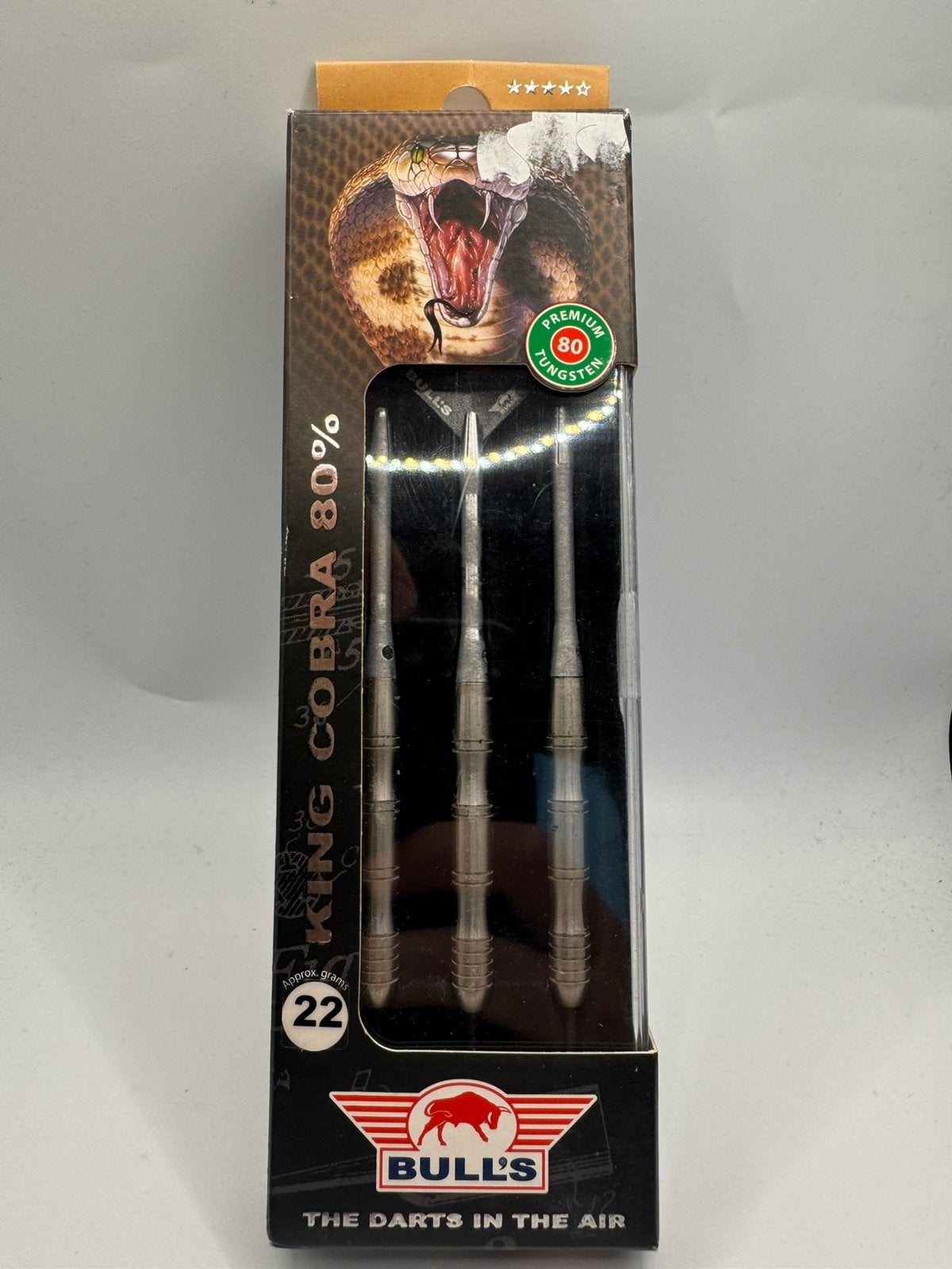Bull’s King Cobra 22 Gram Dartpijlen, Sport en Fitness, Darts, Ophalen of Verzenden, Zo goed als nieuw, Nvt, Pijlen