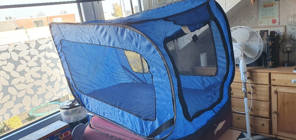 Honden kennel medium opvouwbaar, Ophalen of Verzenden, Nieuw