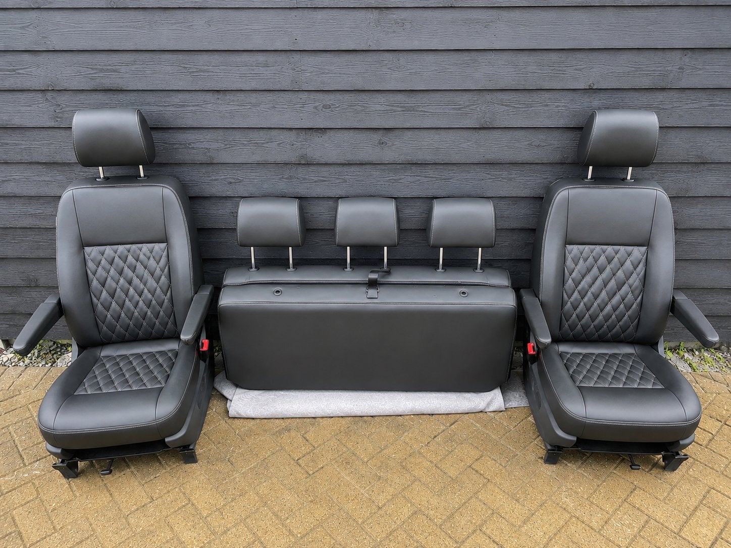 Luxe lederen stoelen en bank voor VW T5/T6 bus, Auto-onderdelen, Ophalen, Nieuw, Universele onderdelen