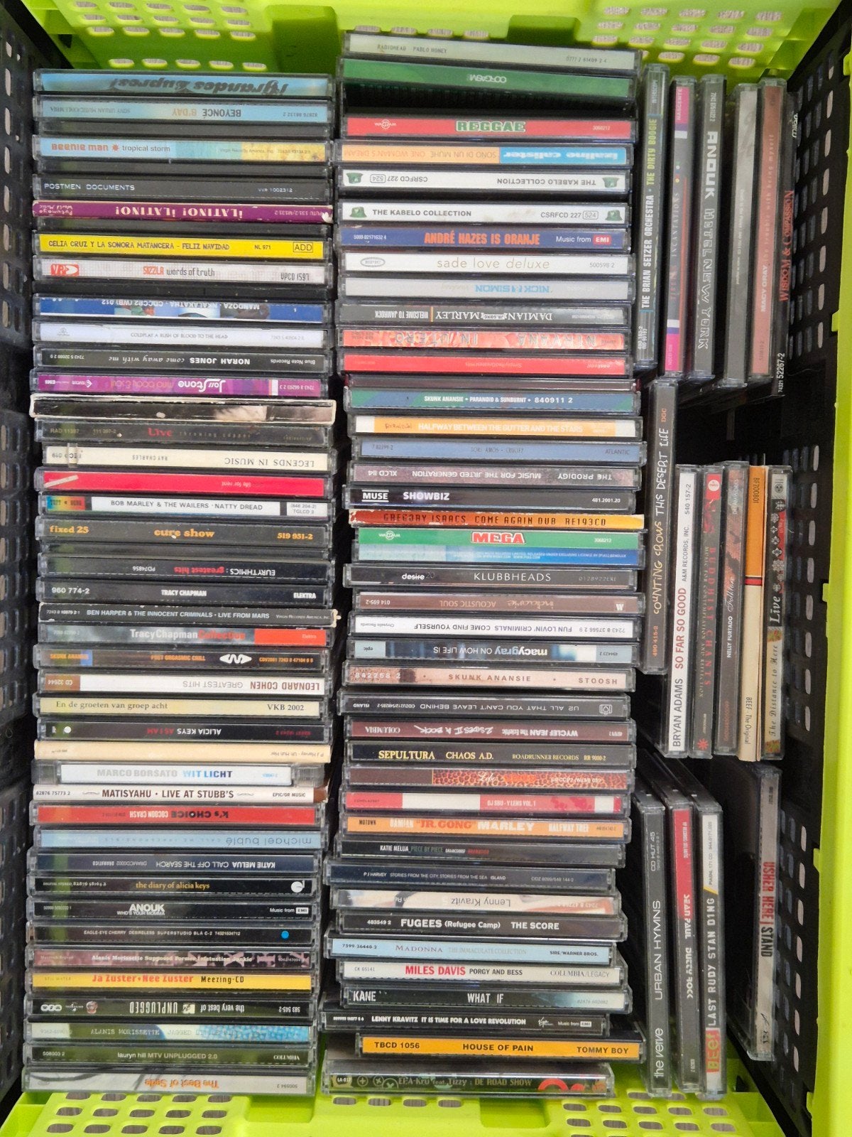 Collectie +/- 160 originele CD's - Rock, Reggae, pop, dance, Ophalen, Gebruikt, Pop