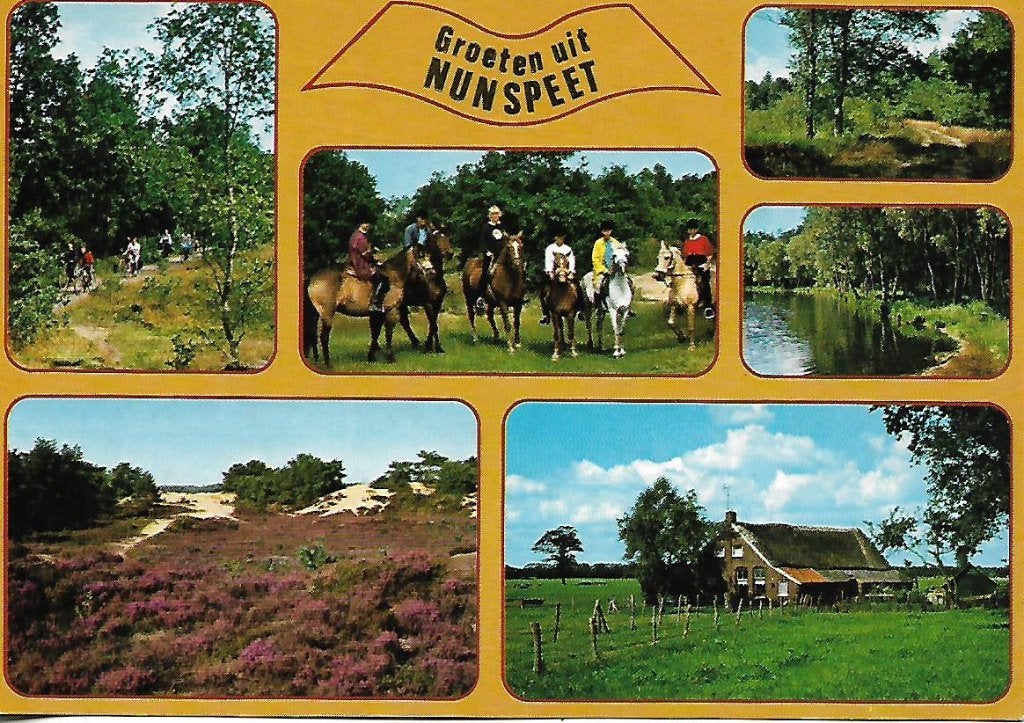 Nunspeet- -6-luik., Ophalen of Verzenden, 1980 tot heden, Gelopen, Gelderland