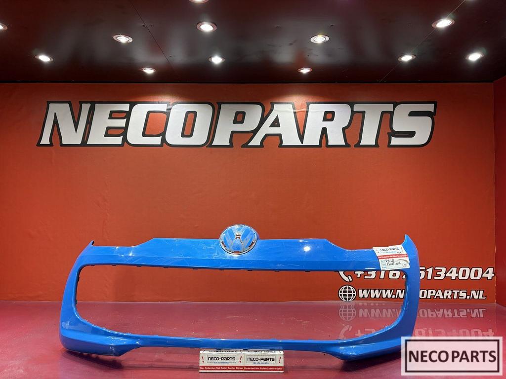 VW Up Voorbumper Origineel 1S0807221B Blauw Compleet, Gebruikt, -, Volkswagen, -