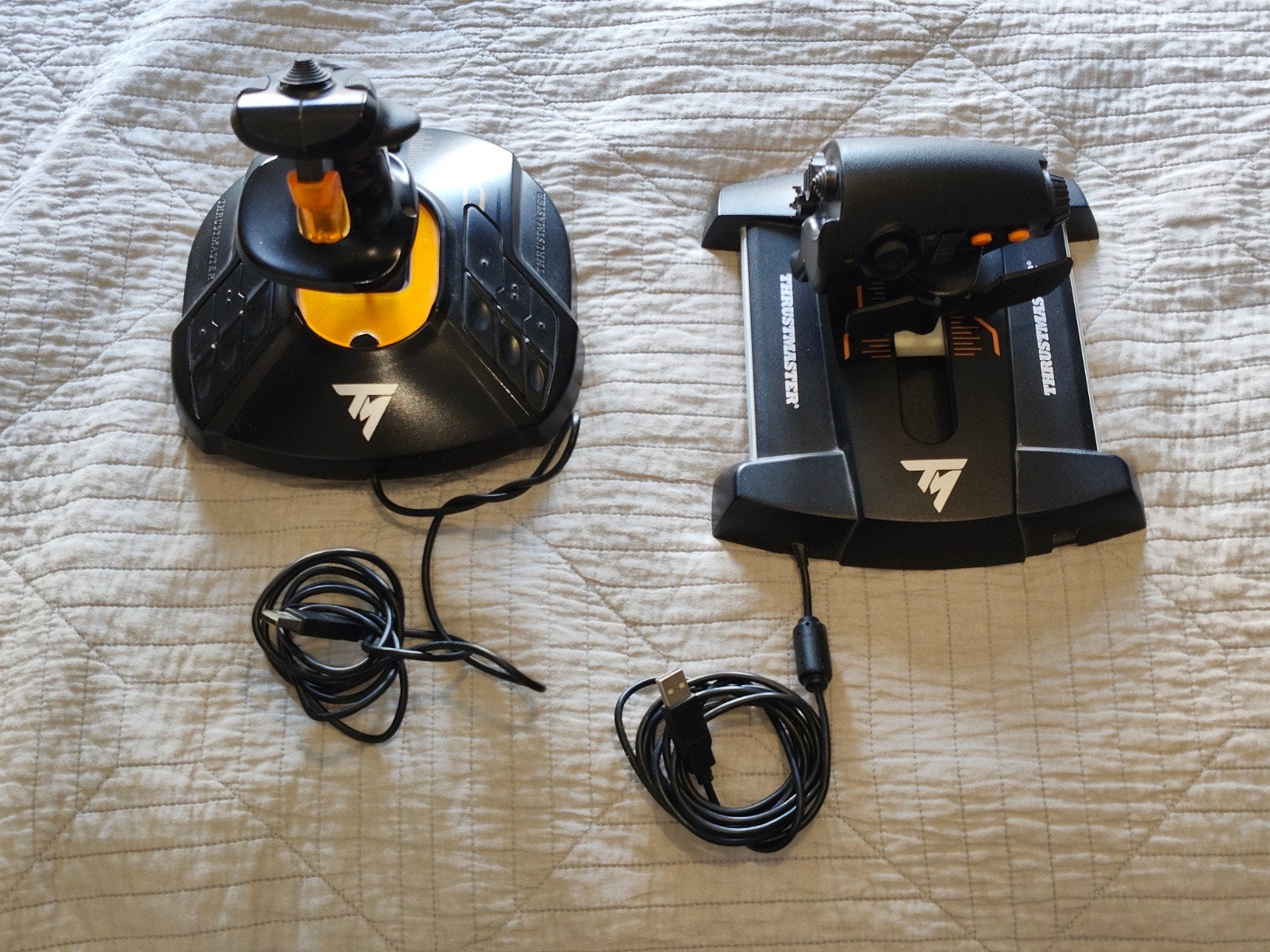 Thrustmaster T.16000M FCS Hotas met slide mod, Computers en Software, Ophalen, Zo goed als nieuw, TrustMaster en Honeycomb
