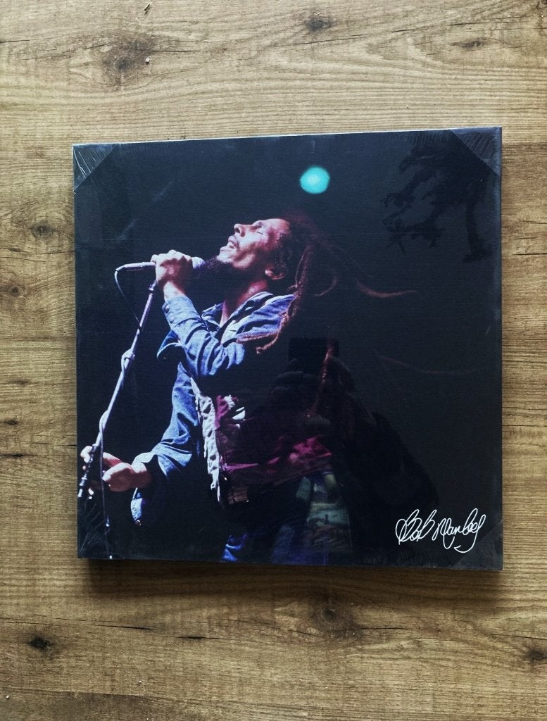 Canvas Bob Marley 43x43cm, Meerkleurig, Textiel, Nieuw, Ophalen of Verzenden