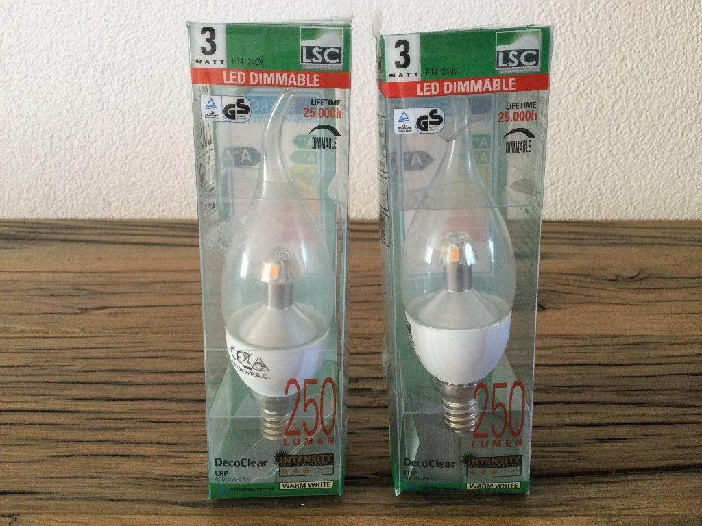 LSC Led lamp Deco Clear, Led-lamp, Minder dan 30 watt, Nieuw, E27 (groot)