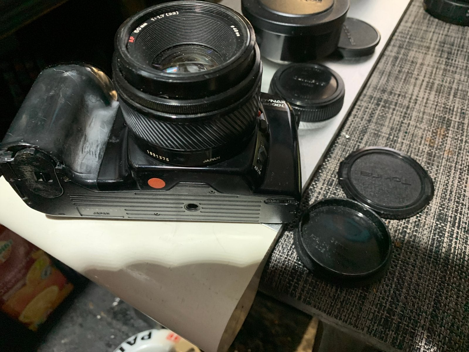 Minolta Dynax 5000i Spiegelreflexcamera met lens, Audio, Tv en Foto, Ophalen of Verzenden, Gebruikt, Spiegelreflex, Minolta
