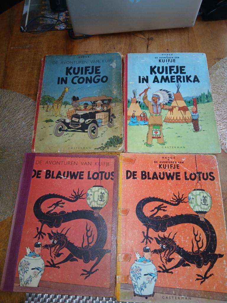 Kuifjes hardcovers 1947, Boeken, Ophalen of Verzenden, Gelezen