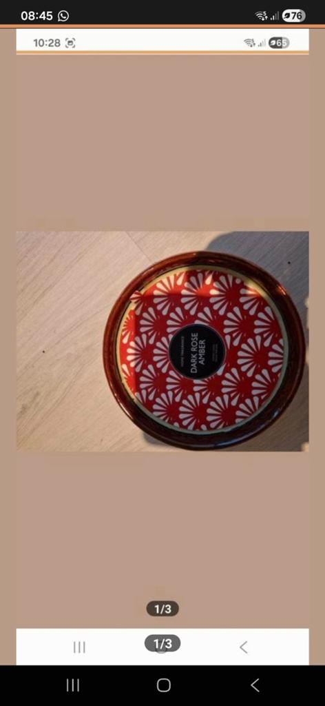Mooie schaal met 5 lonten kaars, Ophalen of Verzenden, Nieuw