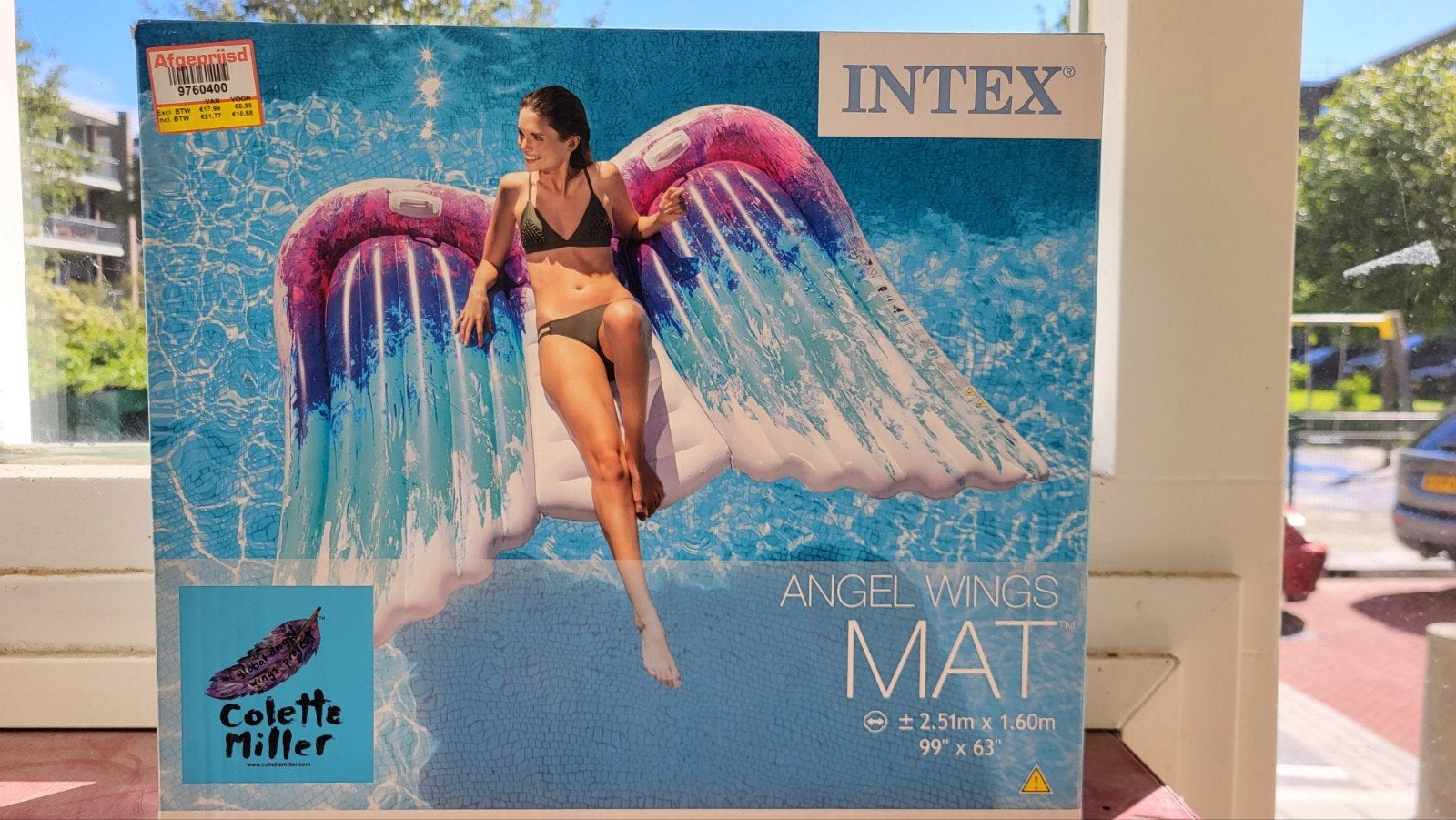 Intex Angel Wings Mat - Opblaasbaar Zwembadmatras, Ophalen of Verzenden, Nieuw