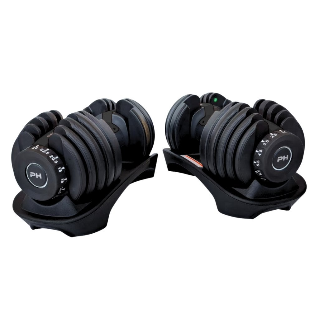 REFURBISHED DEAL PH Fitness - 2x 24KG Verstelbare Dumbbells, Sport en Fitness, Fitnessmaterialen, PH Fitness, Nieuw, Ophalen of Verzenden