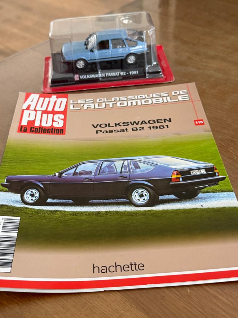 Volkswagen Passat B2 - 1981 modelauto met tijdschrift, Hobby en Vrije tijd, Modelauto's | 1:43, Ophalen of Verzenden, Nieuw, Auto