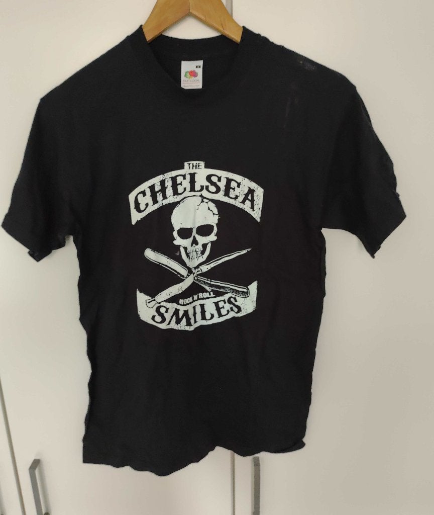 The Chelsea Smiles T-shirt (maat S), Kleding | Heren, T-shirts, Zwart, Ophalen of Verzenden, Fruit of the loom, Gedragen