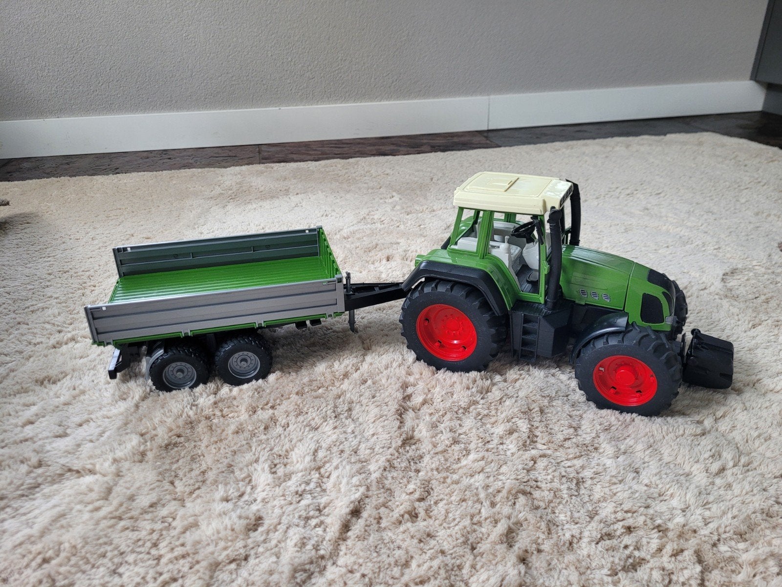 Bruder Fendt 936 Vario tractor met aanhanger 03040, Ophalen of Verzenden, Zo goed als nieuw