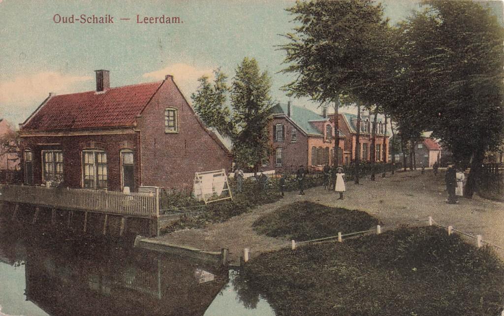 JO684 Leerdam Oud Schaik 1921, Verzenden, 1920 tot 1940, Gelopen, Zuid-Holland