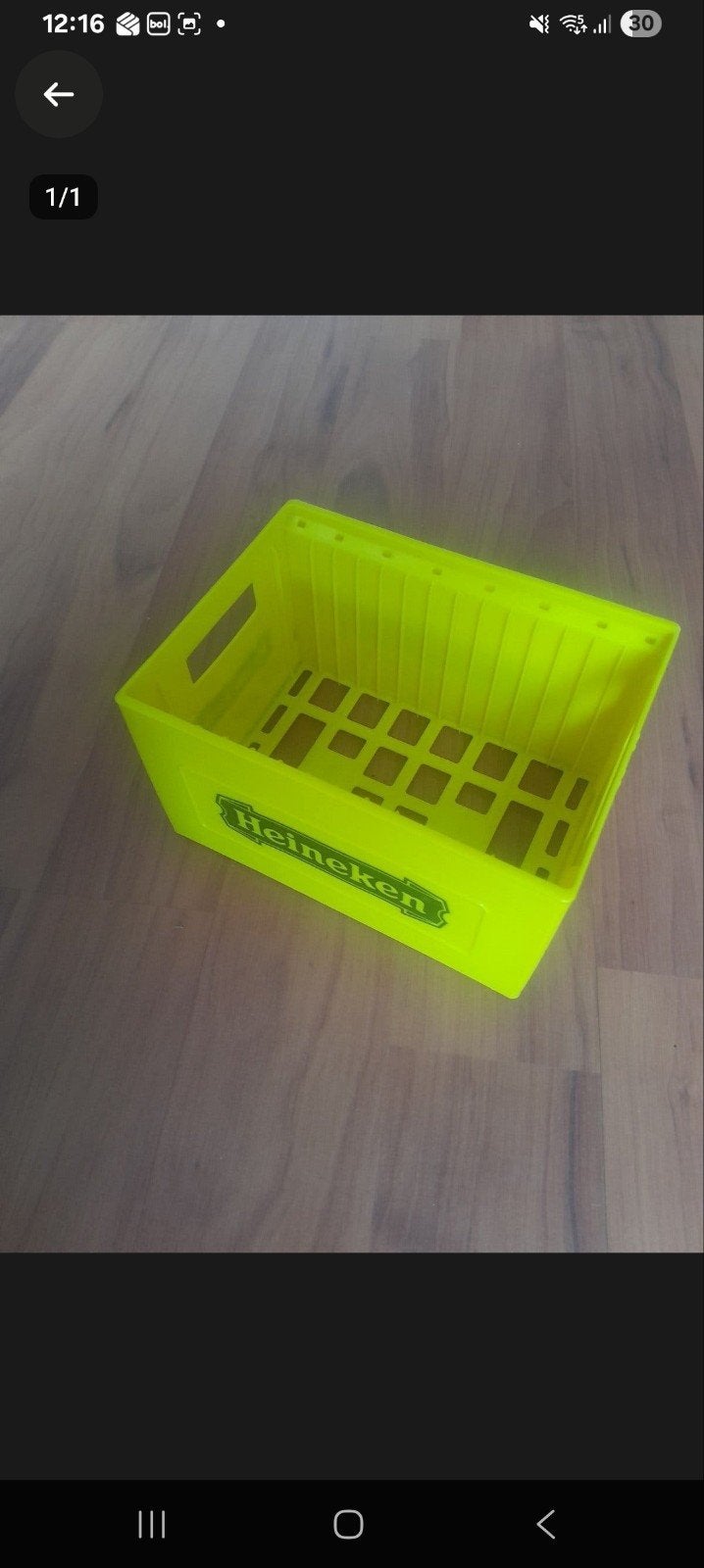 Heineken kratje voor cd's, Verzamelen, Ophalen of Verzenden, Overige typen, Heineken