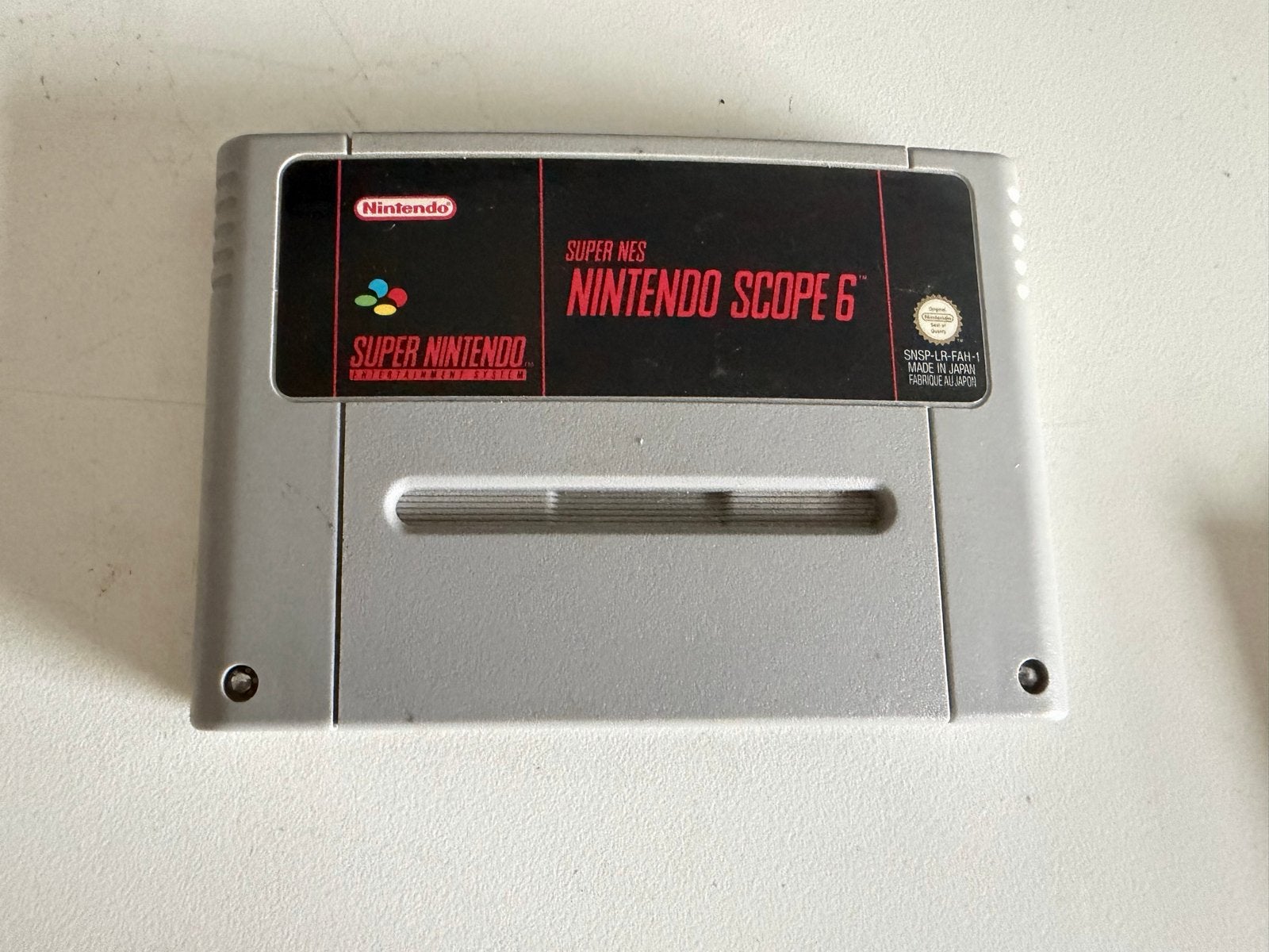 Nintendo Scope 6 Super Nintendo SNES Game Cartridge, Spelcomputers en Games, Gebruikt, Shooter, 1 speler, Ophalen of Verzenden