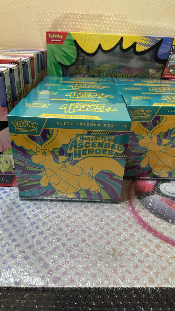 Ascended Heroes SEALED PRODUCTEN: ETB, CASE, PREMIUM POSTER, Hobby en Vrije tijd, Verzamelkaartspellen | Pokémon, Nieuw, Overige typen