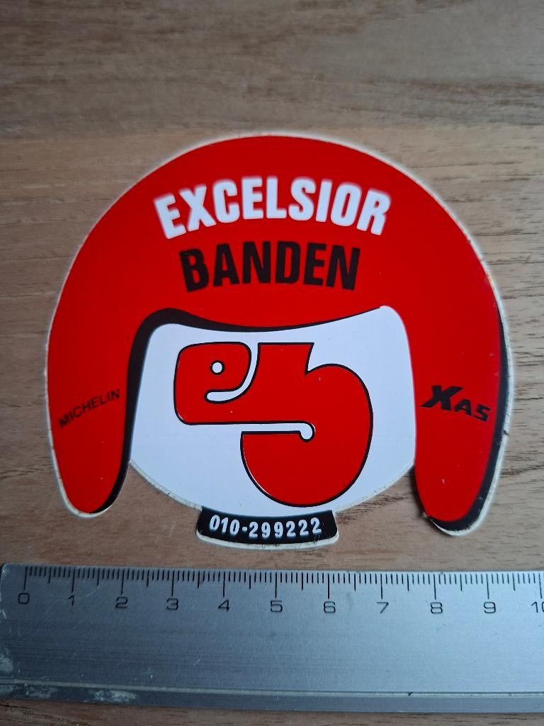 Sticker Excelsior banden, Ophalen of Verzenden, Zo goed als nieuw, Merk