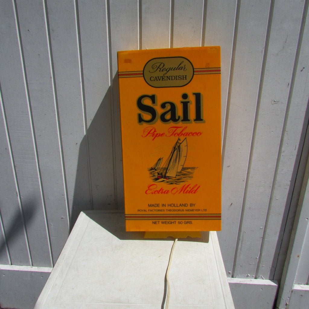 Sail  pijp tabak lichtbak THEODORUS NIEMEYER reclame, Ophalen of Verzenden, Gebruikt, Lichtbak of (neon) lamp