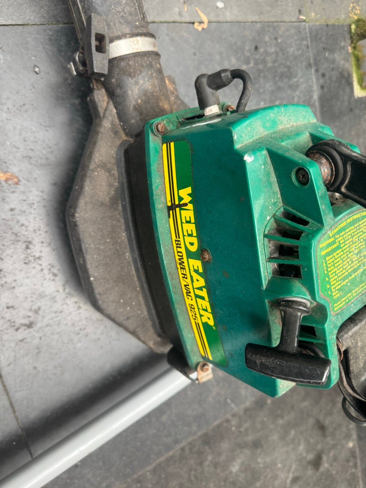 Weed Eater Blower/Vac 925 - Bladblaze, Ophalen, Benzine, Gebruikt, Met zuigfunctie