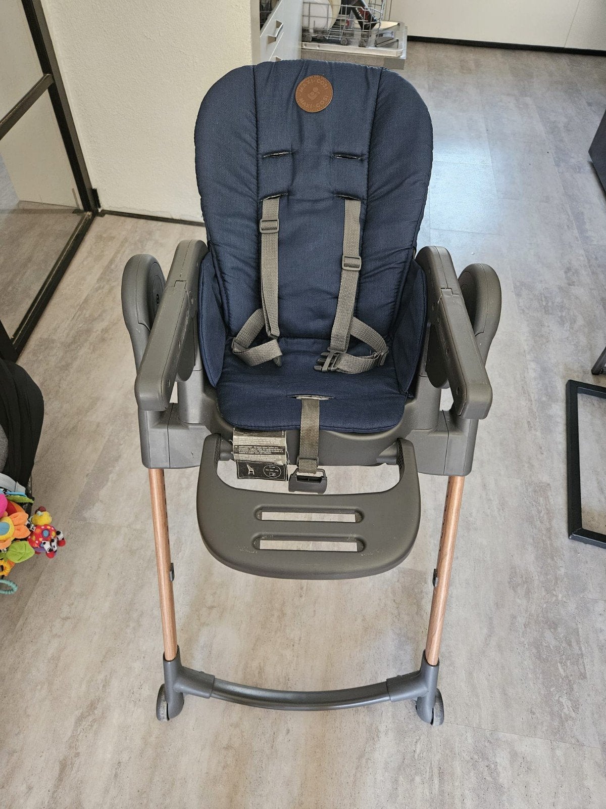 Maxi-Cosi Minla Kinderstoel - Essential Blue, Kinderen en Baby's, Kinderstoelen, Ophalen, Gebruikt, Meegroeistoel, Gordel(s)