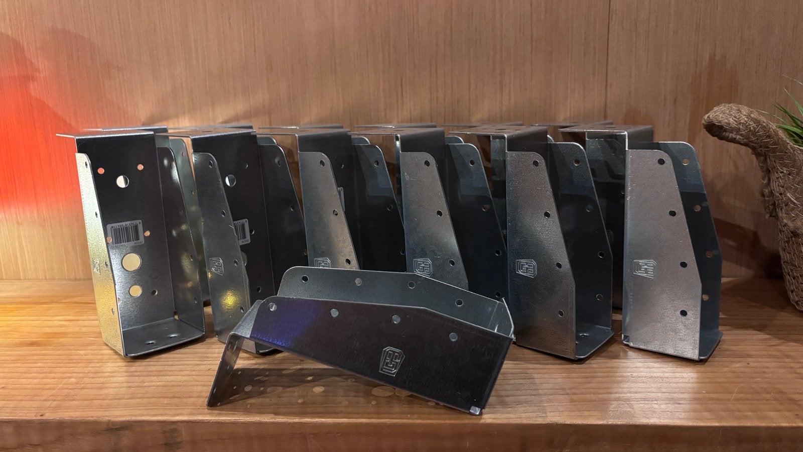 13x GB Balkdrager lange lip GBS-LL 59x156 mm verzinkt, Doe-het-zelf en Verbouw, Ophalen of Verzenden, Nieuw, 100 tot 250 mm, Overige typen