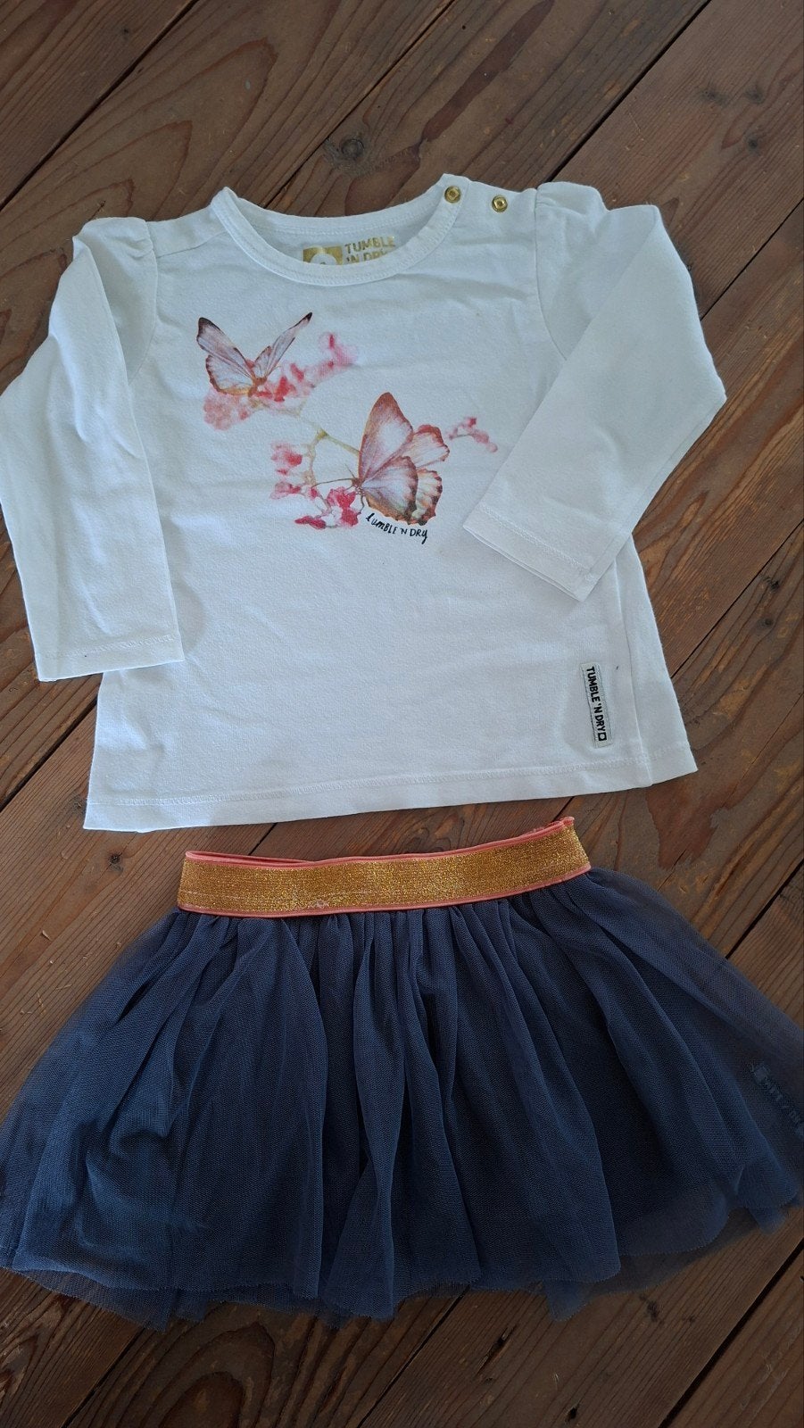 tumble n dry setje shirt en rokje maat 74, Ophalen of Verzenden, Meisje