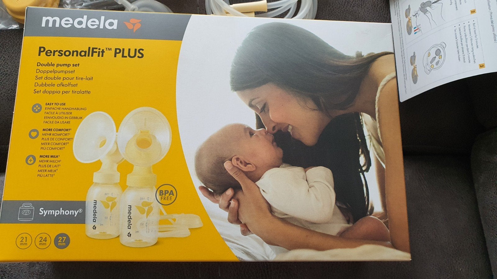 Medela Symphony PersonalFit PLUS dubbele borstkolfset, Medela, BPA-vrij, Borstkolf, Ophalen of Verzenden
