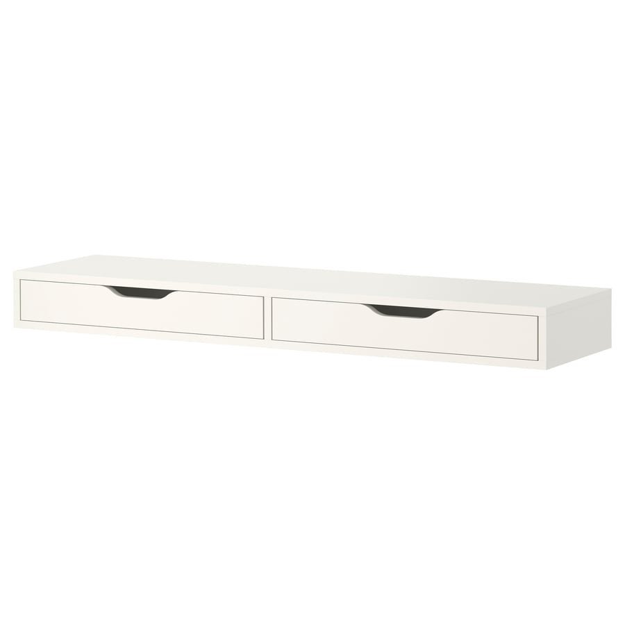 Wit bureau-opzetrek met 2 lades – zo goed als nieuw, Huis en Inrichting, Kasten | Ladekasten, Ophalen, Overige materialen, 1 of 2 laden