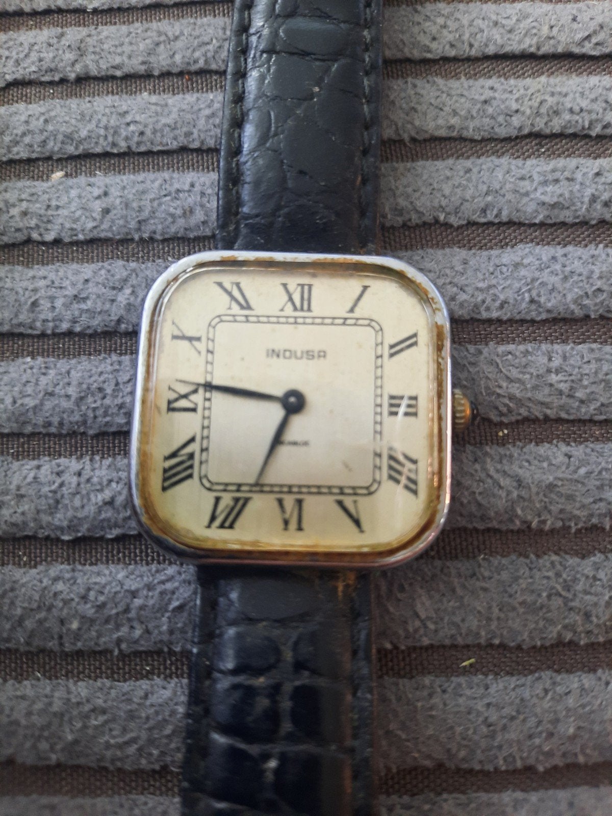 Vintage INDUSA Polshorloge - Klassiek Design, Overige merken, Overige materialen, Met bandje, Polshorloge