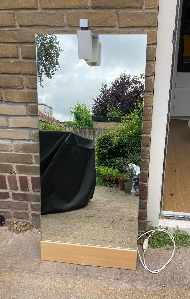 Spiegel (badkamer), Ophalen, Minder dan 50 cm, Gebruikt, 100 tot 150 cm