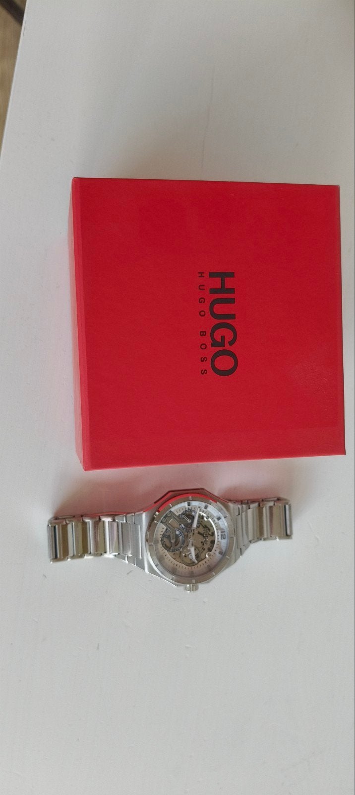 Hugo Boss Heren Horloge - Stijlvol en Tijdloos Design, Overige merken, Staal, Staal, Polshorloge