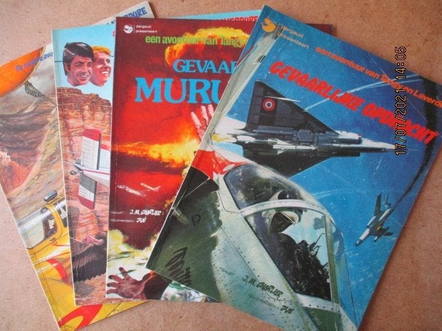 adv5158 tangy en laverdure, Boeken, Stripboeken, Eén stripboek, Ophalen, Gelezen
