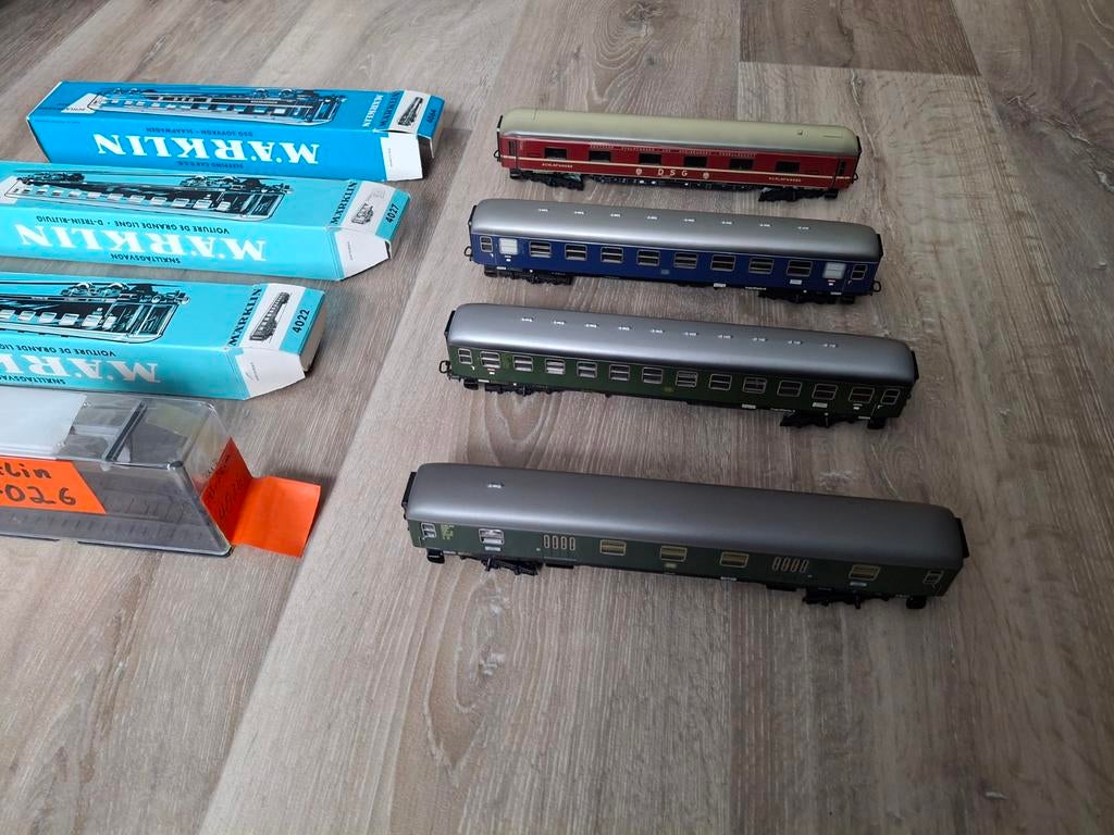 Marklïn HO D-rijtuigen DB, Hobby en Vrije tijd, Modeltreinen | H0, Wisselstroom, Gebruikt, Wagon, Ophalen of Verzenden