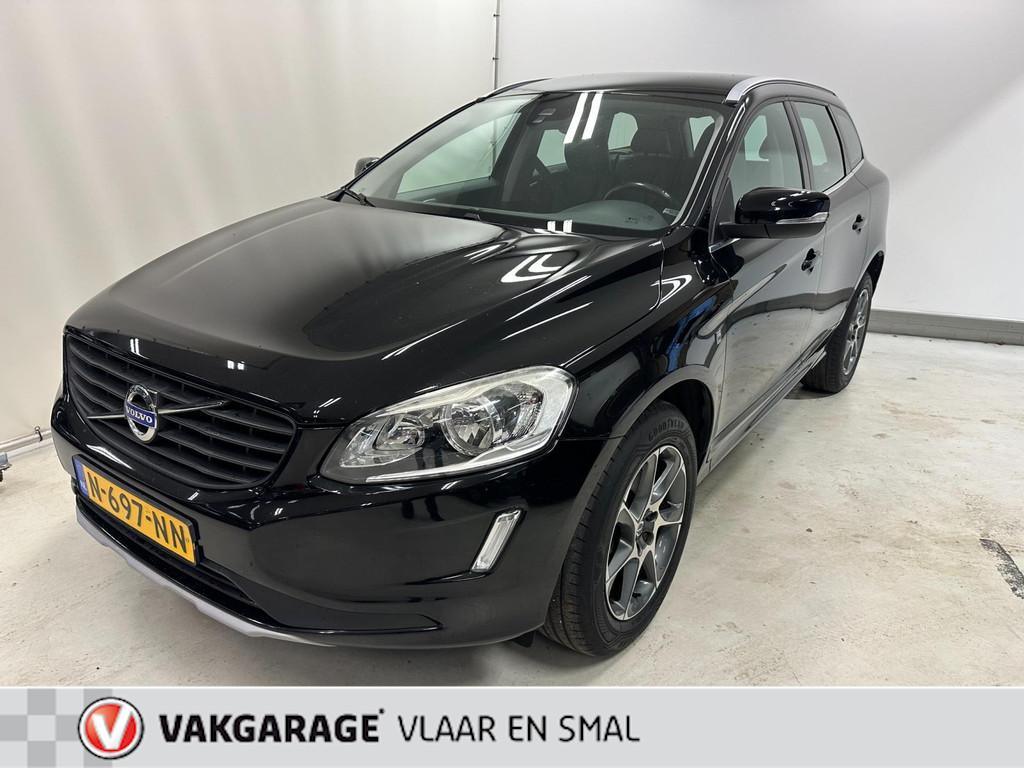 Volvo XC60 2.0 D3 FWD Ocean- R-Design-lederen interieur-Trek, Auto's, Volvo, 4 cilinders, Automatische klimaatregeling, Zwart