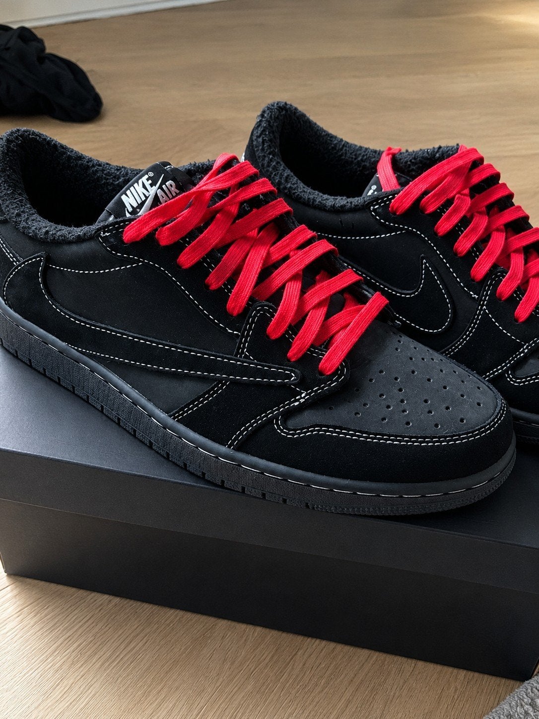 Nike Air Jordan 1 Retro Low OG SP Travis Scott Black Phantom, Nike Jordan, Zwart, Nieuw, Ophalen of Verzenden
