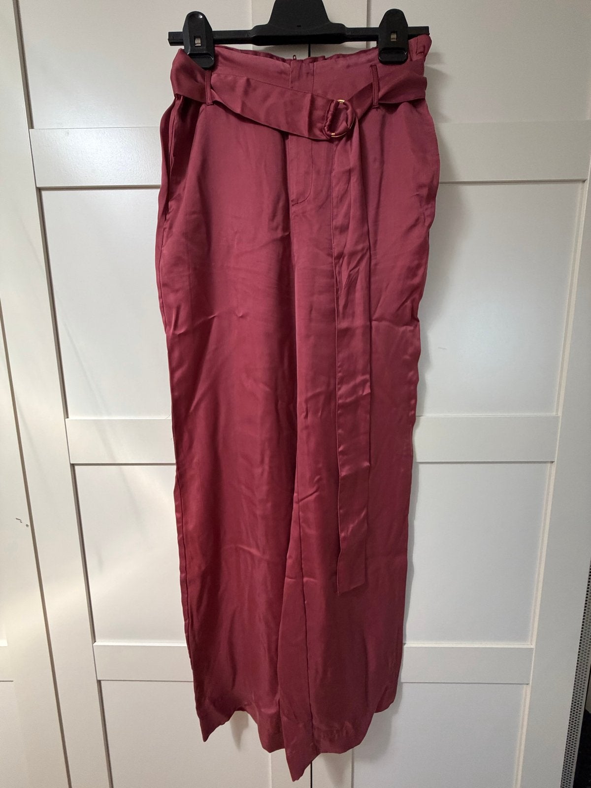 Femmes du Sud Cupro Broek Maat S, Ophalen of Verzenden, Zo goed als nieuw, Roze, Maat 36 (S)