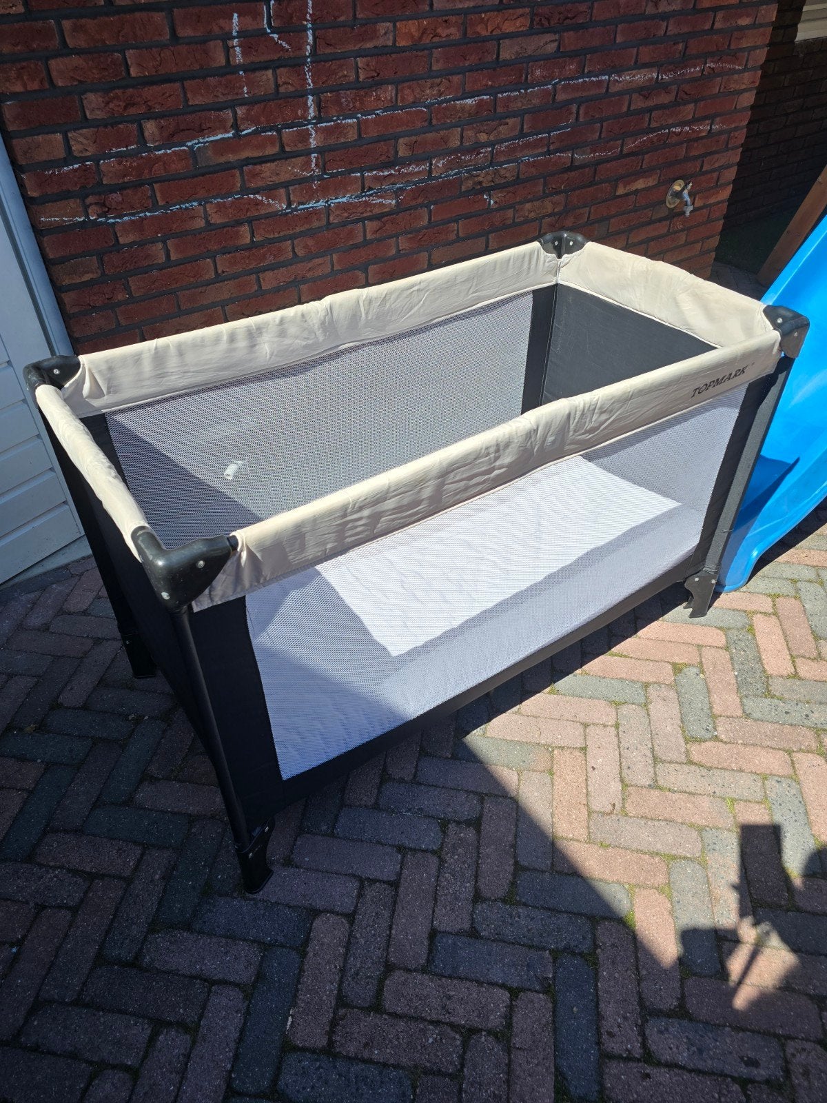 Campingbedje topmark, Kinderen en Baby's, Babywiegjes en Ledikanten, Ophalen, Zo goed als nieuw, Reisbedje