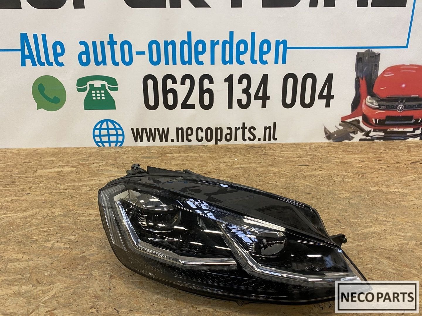 GOLF 7 FACELIFT VOL LED KOPLAMP RECHTS 5G1941082 ORIGINEEL, Gebruikt, -, Volkswagen, -