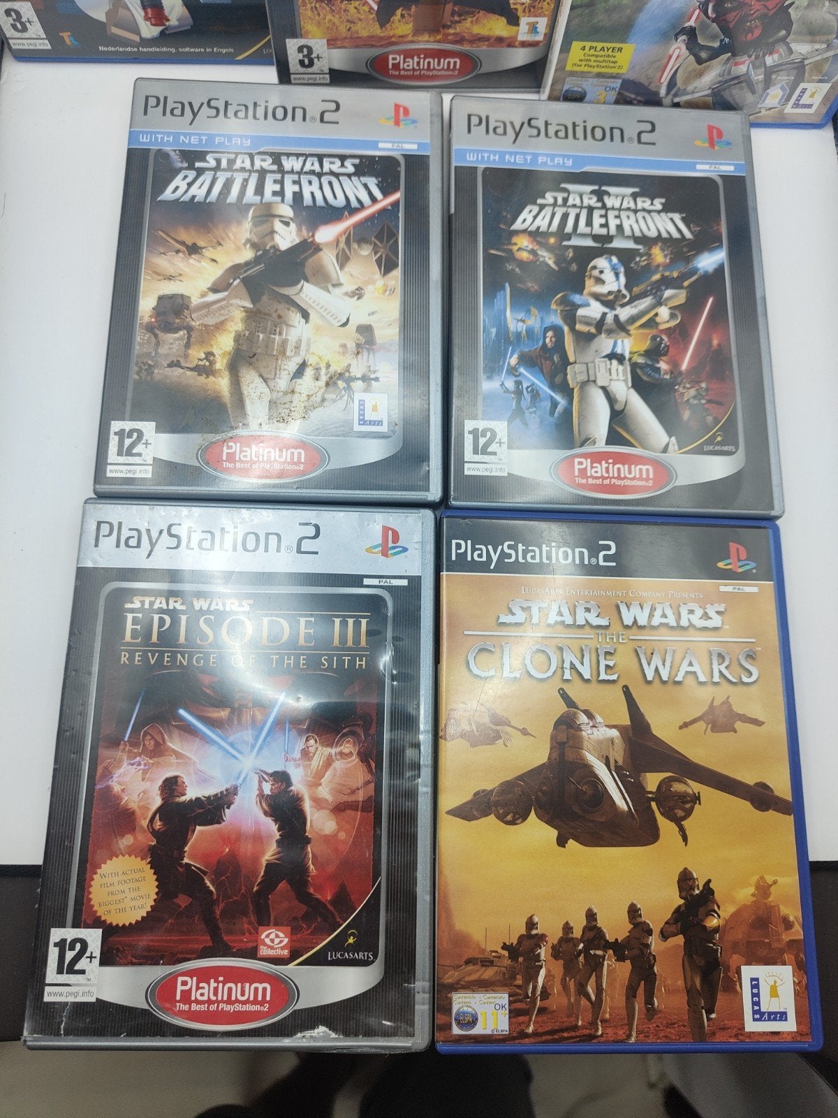 Star Wars PS2 Games Collectie, Avontuur en Actie, Gebruikt, LucasArts, 1 speler
