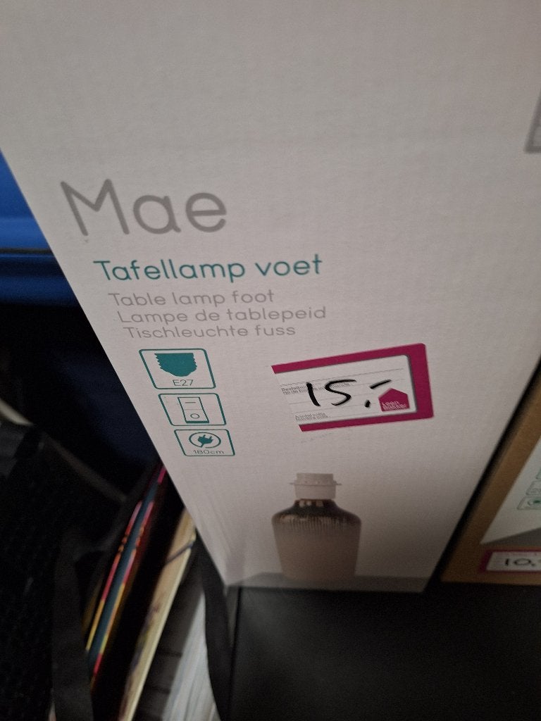 Mooie lamp, Ophalen, Nieuw, Minder dan 50 cm