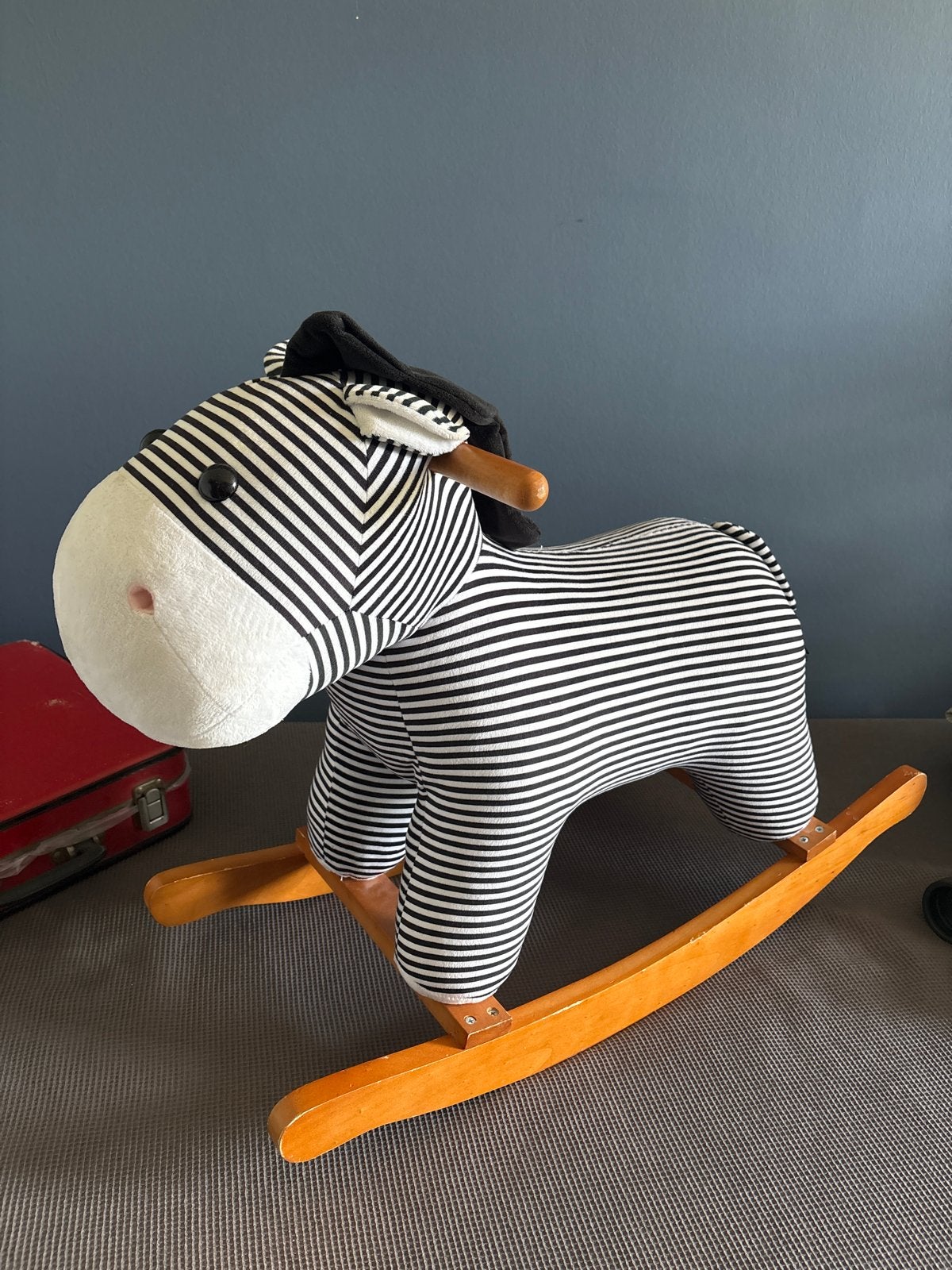 Zacht hobbelpaard zebra, Ophalen, Zo goed als nieuw, Jongen of Meisje
