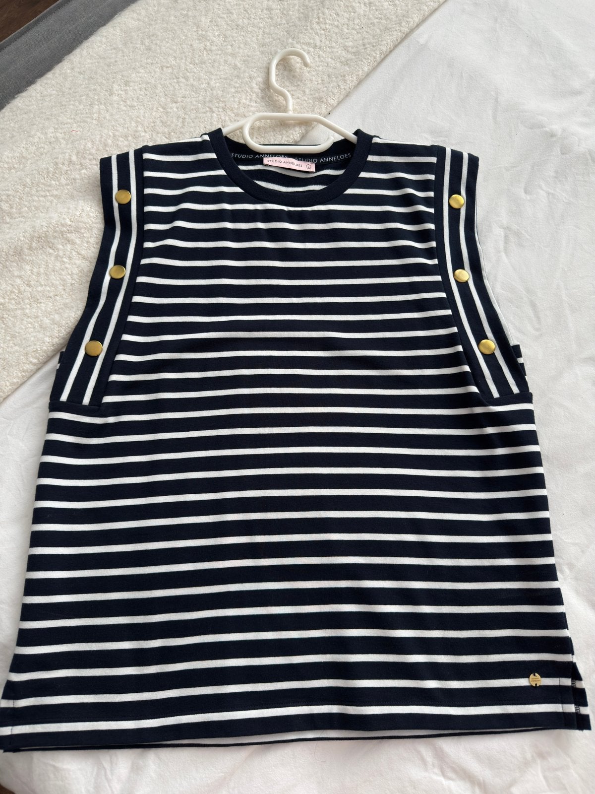 NIEUW! Mooie maritiem top van Studio Anneloes maat L!, Kleding | Dames, Studio Anneloes, Blauw, Maat 42/44 (L), Nieuw