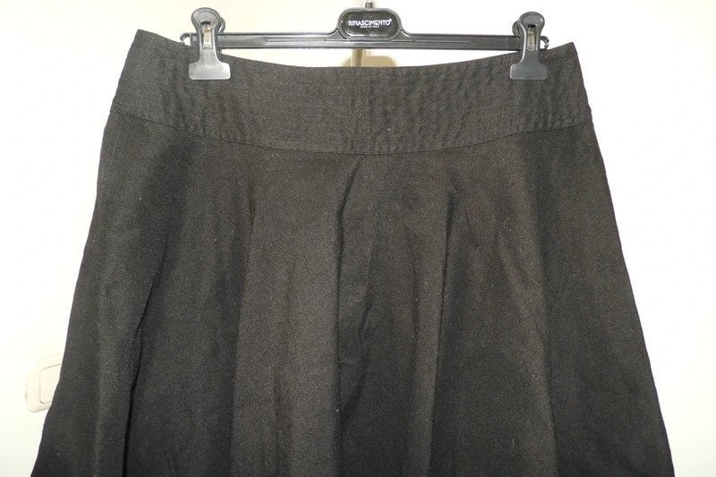 Pauw Amsterdam wijder uitlopende rok linnen wol mohair 3/40, Kleding | Dames, Maat 38/40 (M), Verzenden, Zwart, Pauw