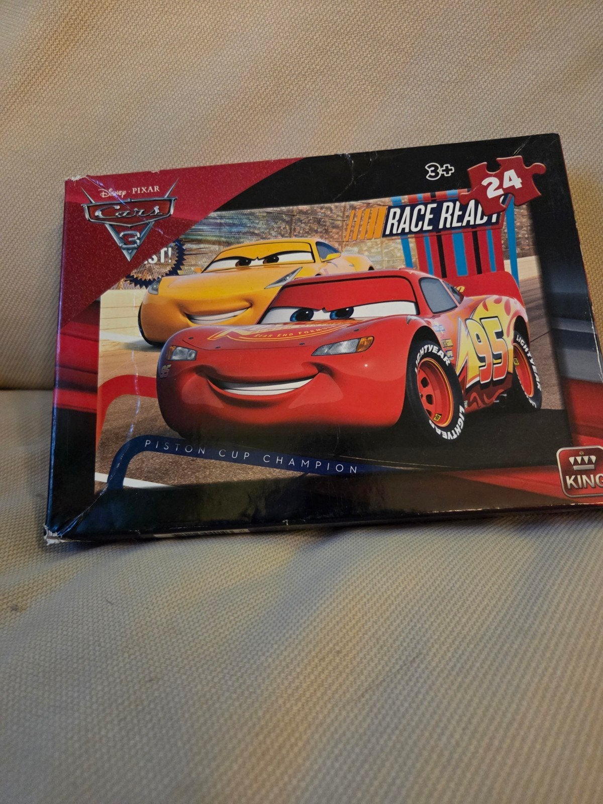 Disney Pixar Cars 3 Puzzel 24 stukjes, Ophalen, 10 tot 50 stukjes, Gebruikt, 2 tot 4 jaar