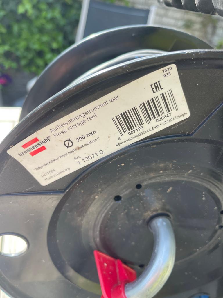 Brennenstuhl caravan/camper kabel 29m met verloopstuk, Ophalen of Verzenden, Zo goed als nieuw
